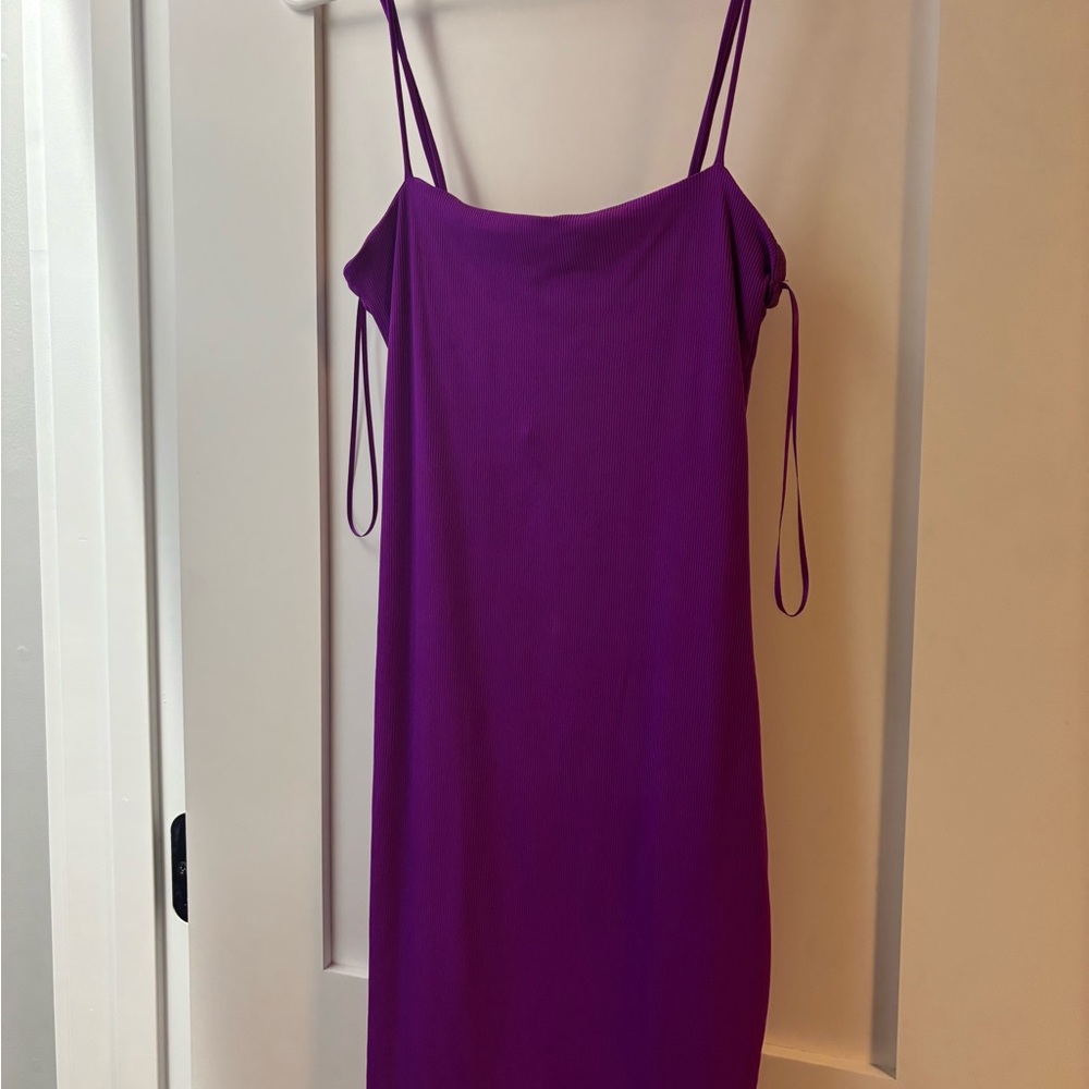 Garage Vibrant Purple Bodycon Dress